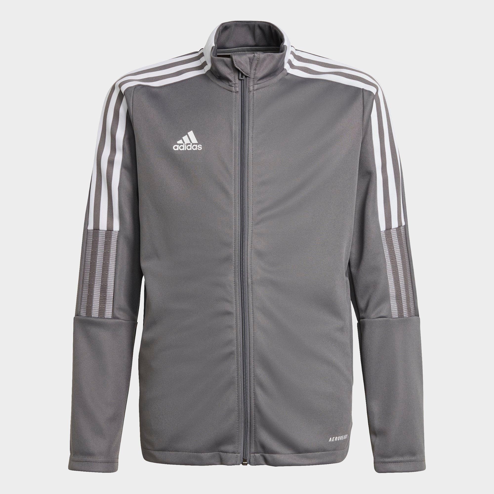 adidas men's tiro metallic track jacket