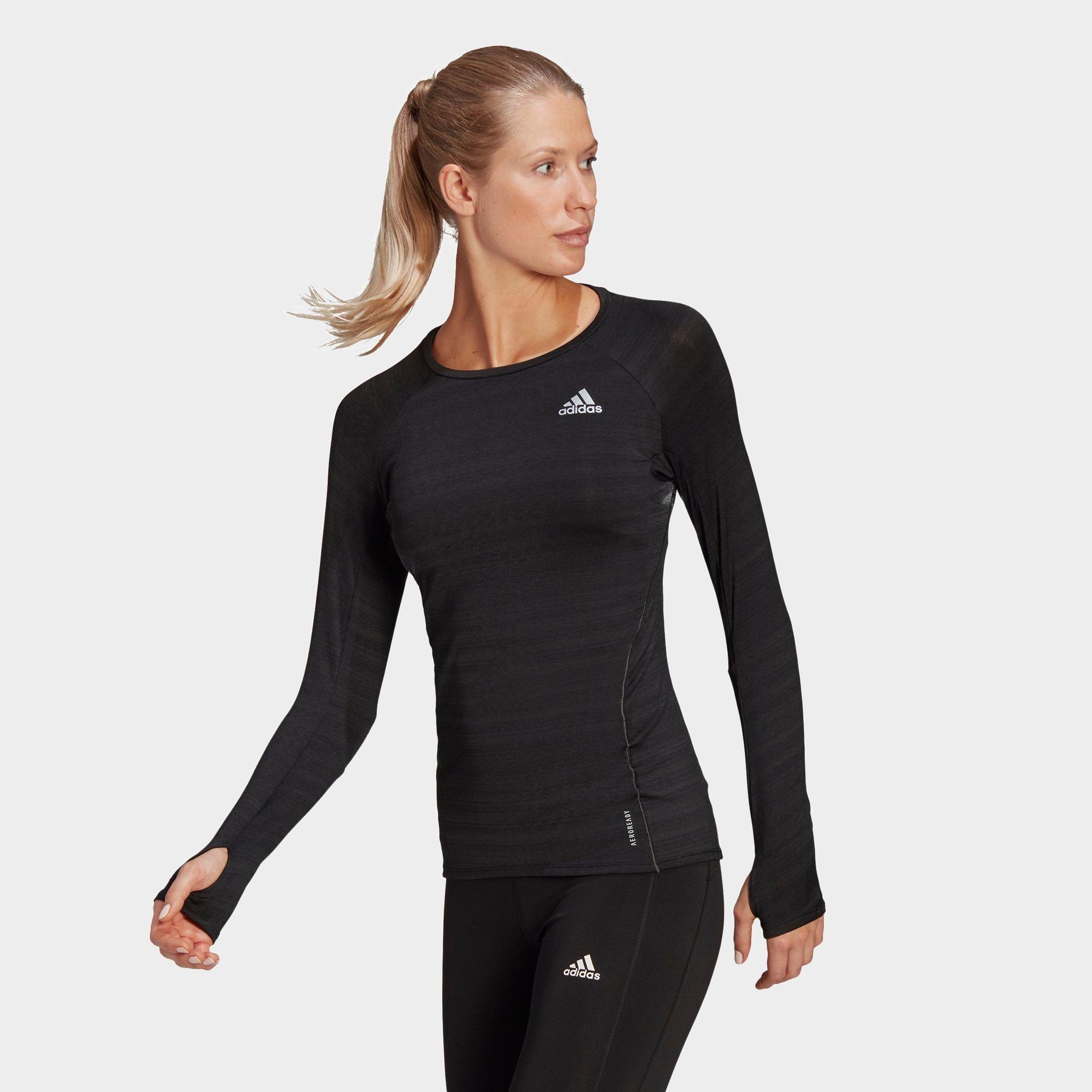 adidas long sleeve running top womens