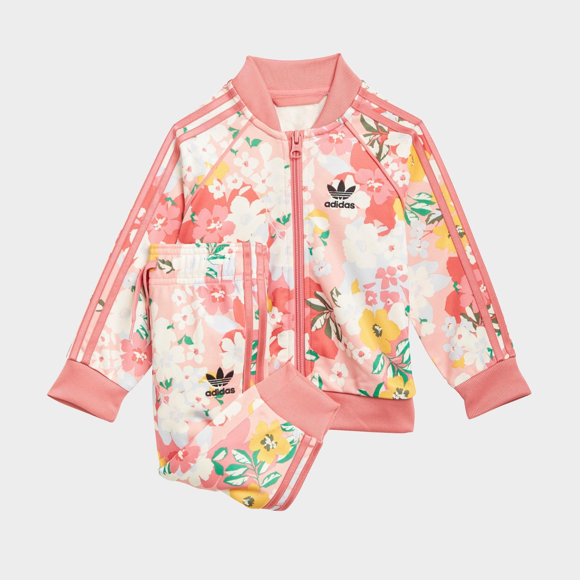 adidas floral tracksuit toddler