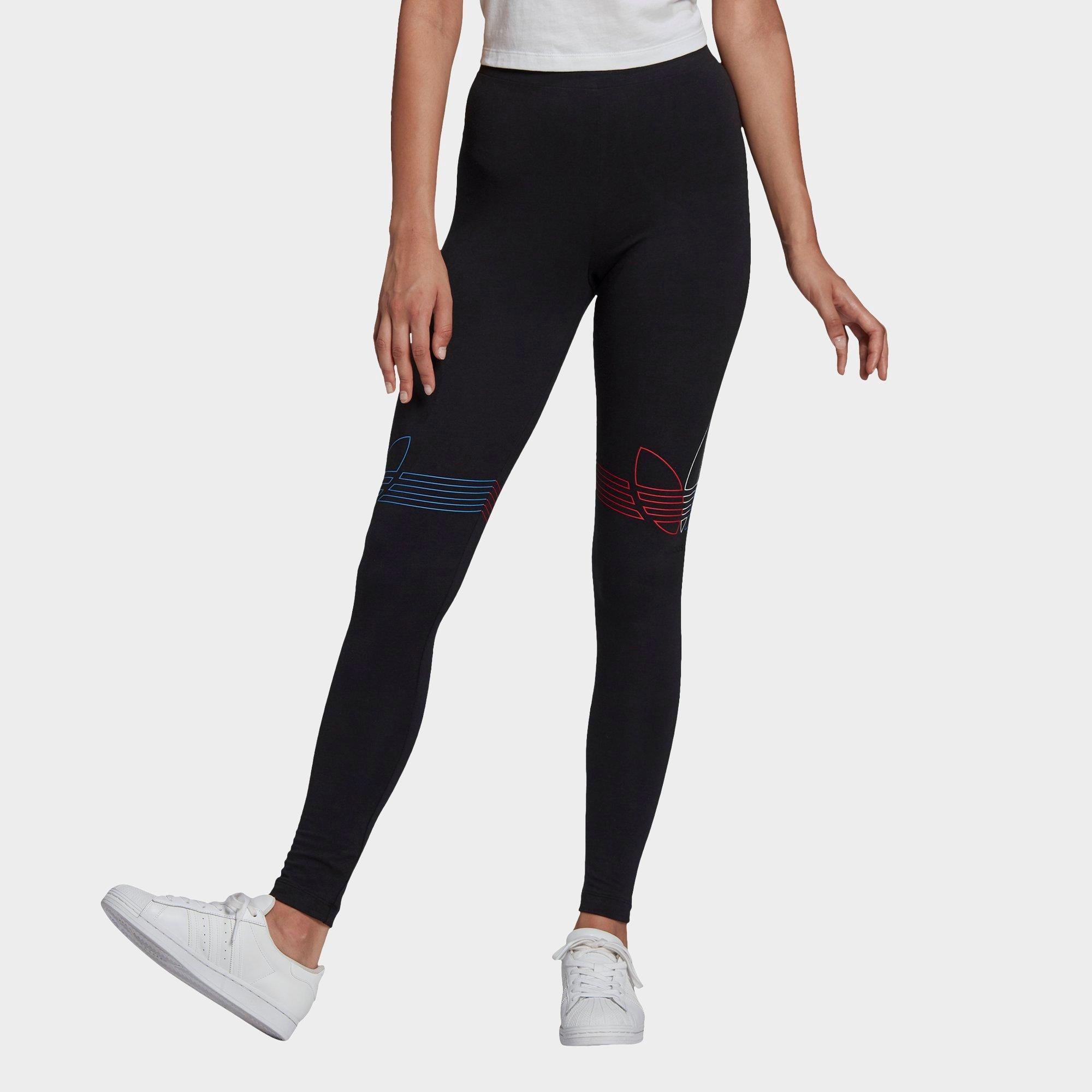 adidas originals adicolor trefoil leggings in black
