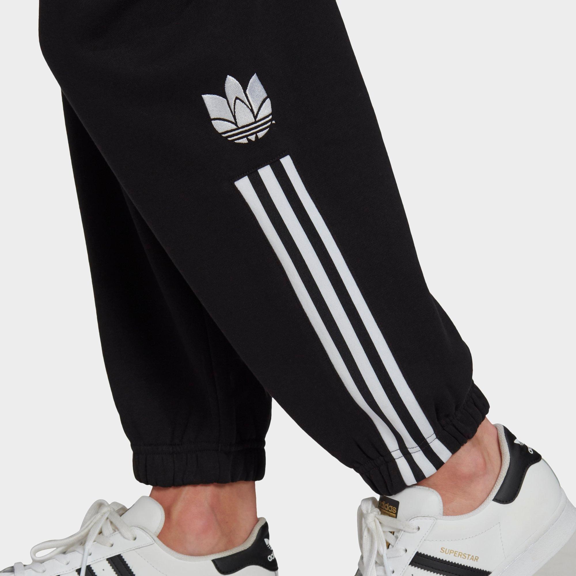 adidas trefoil fleece pants