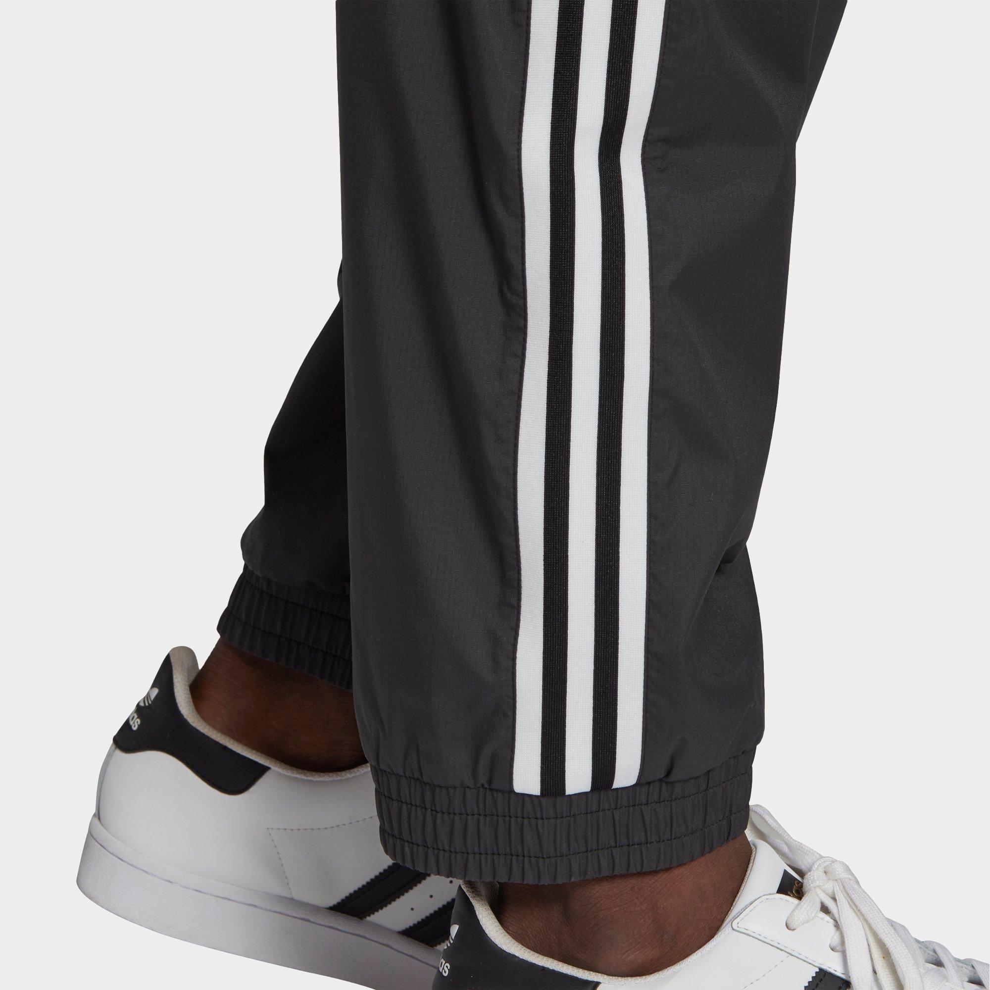 adidas originals trefoil stripe fleece track pants