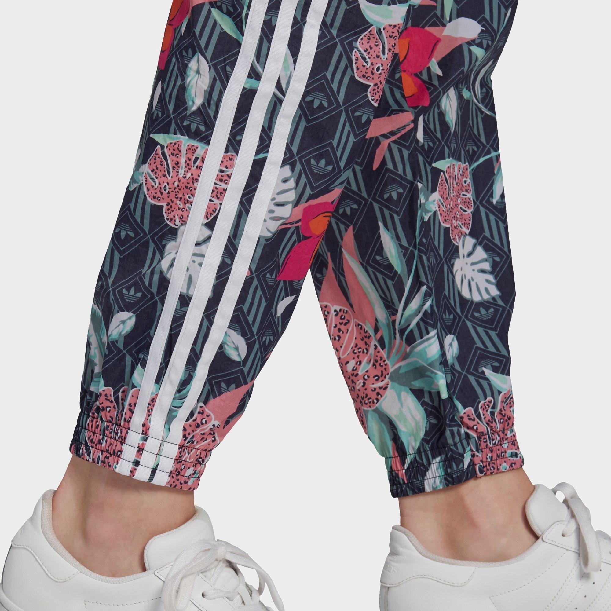 adidas floral joggers