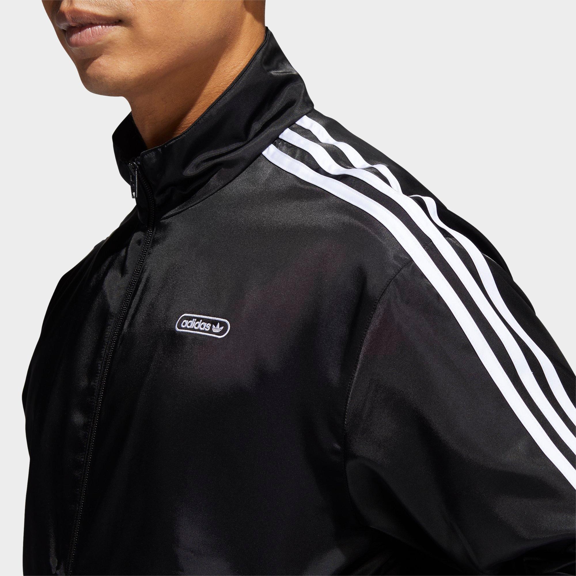 adidas track top satin