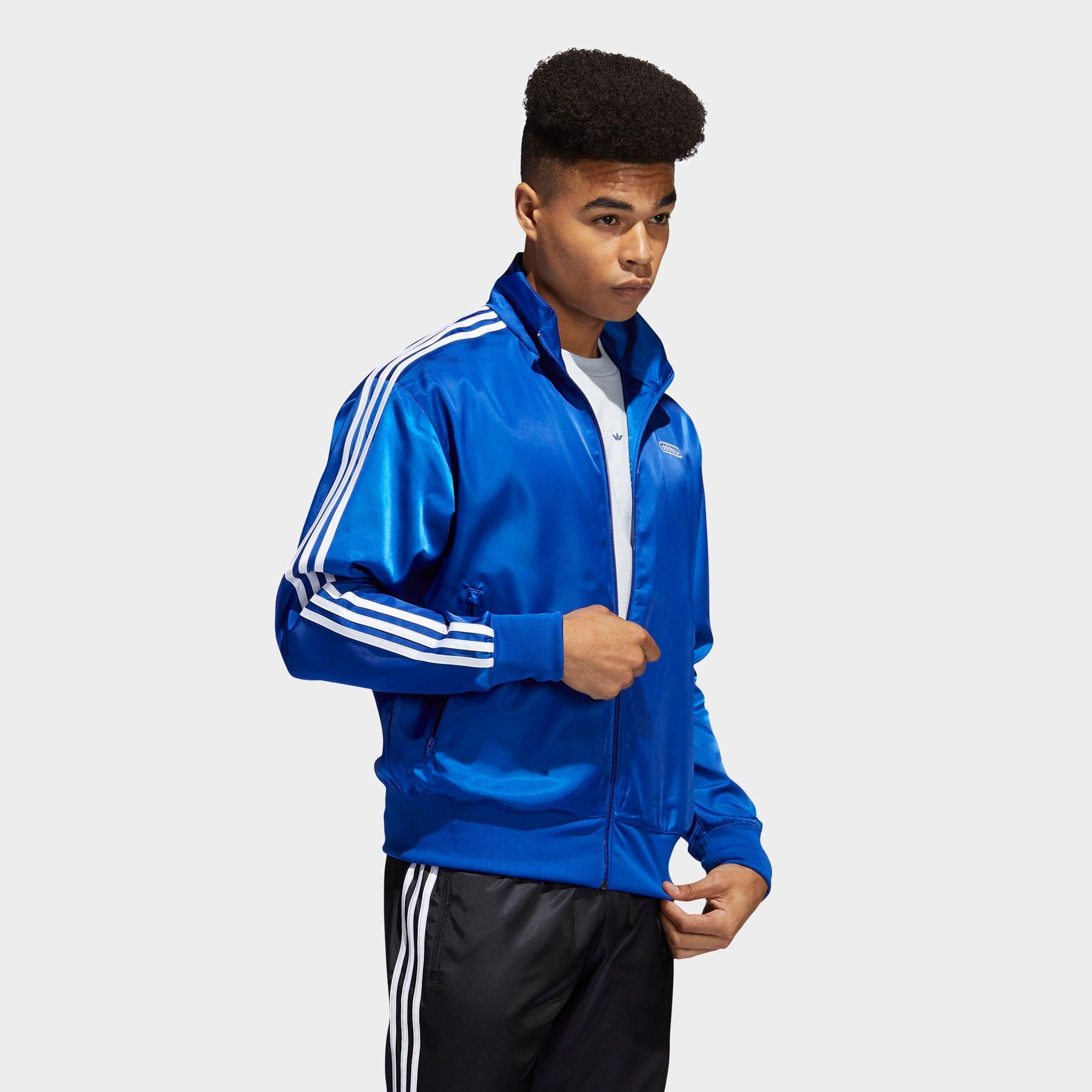adidas track top satin