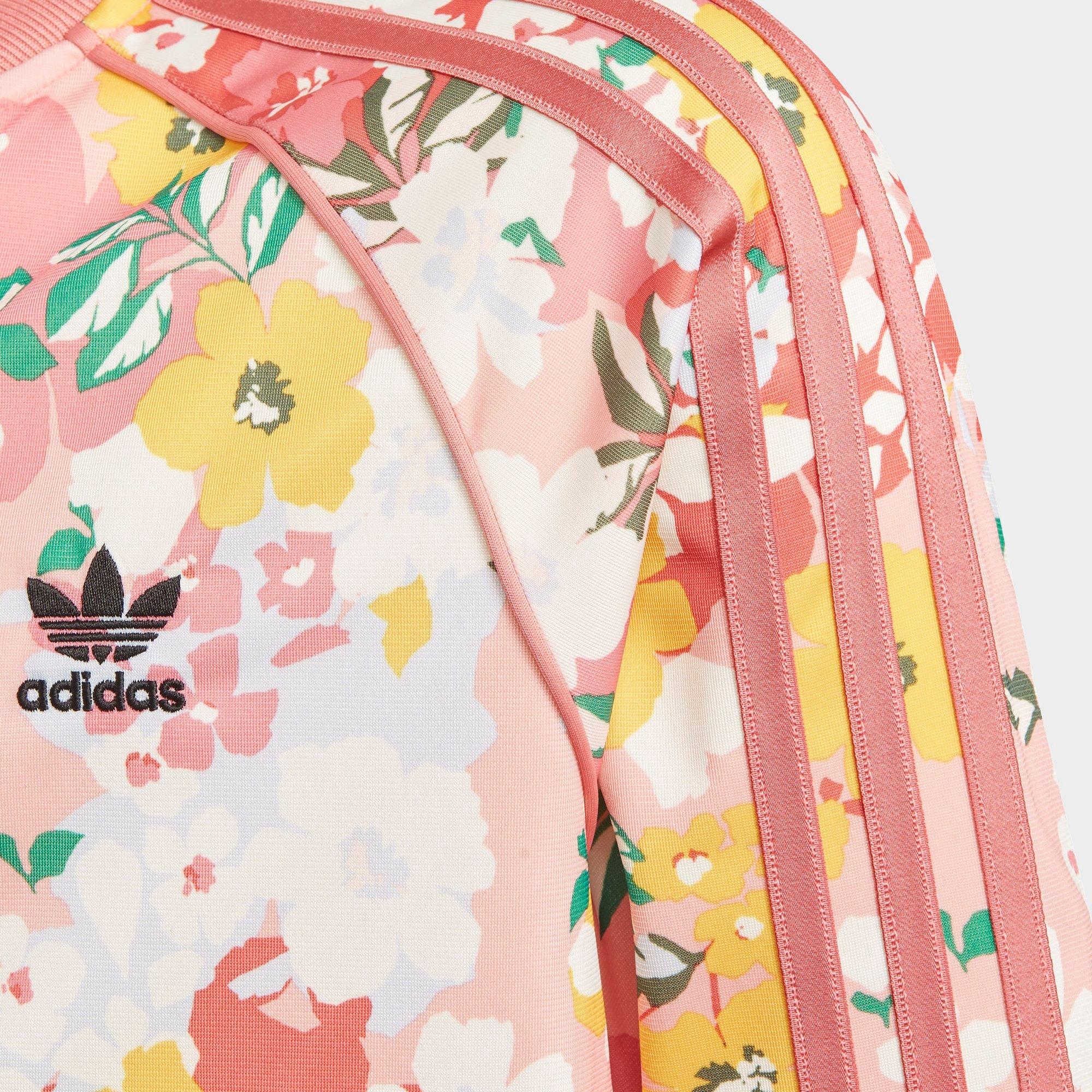 girls floral adidas jacket