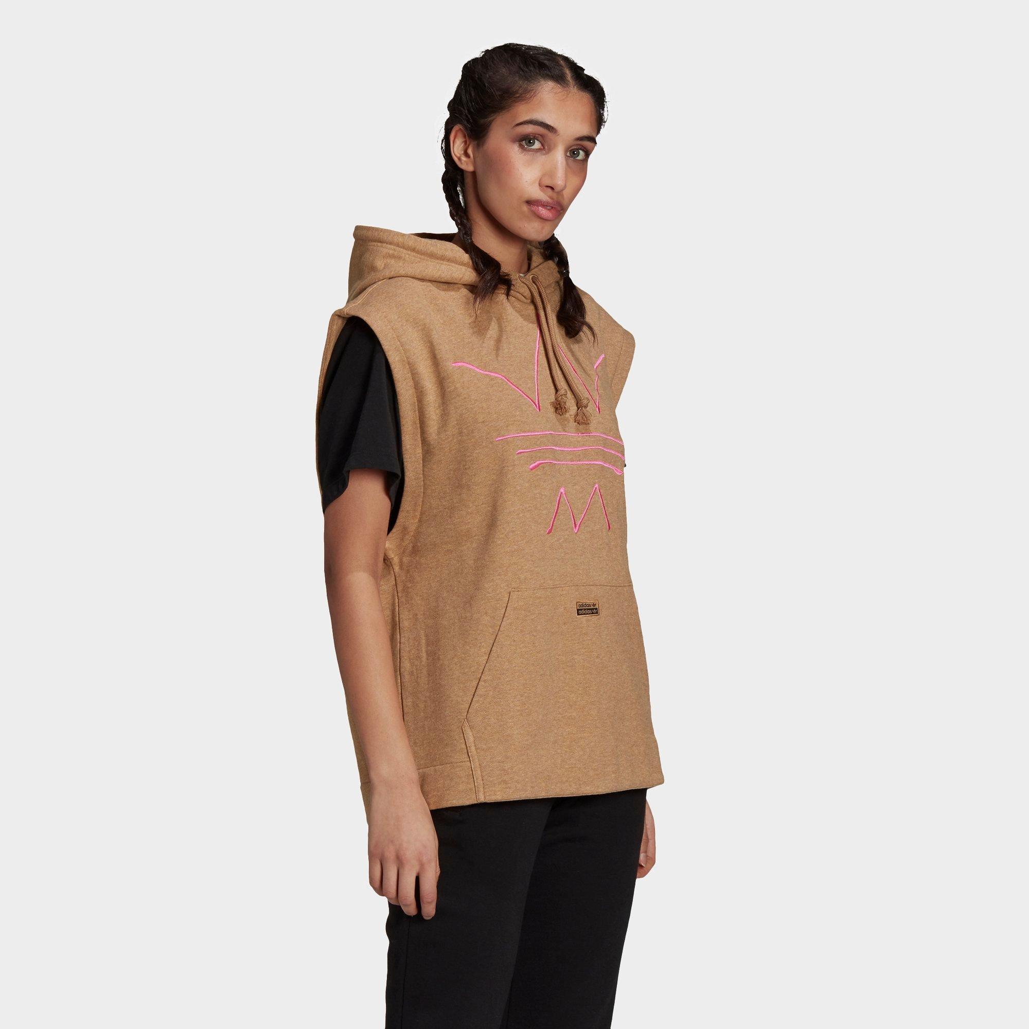 adidas originals sleeveless hoodie