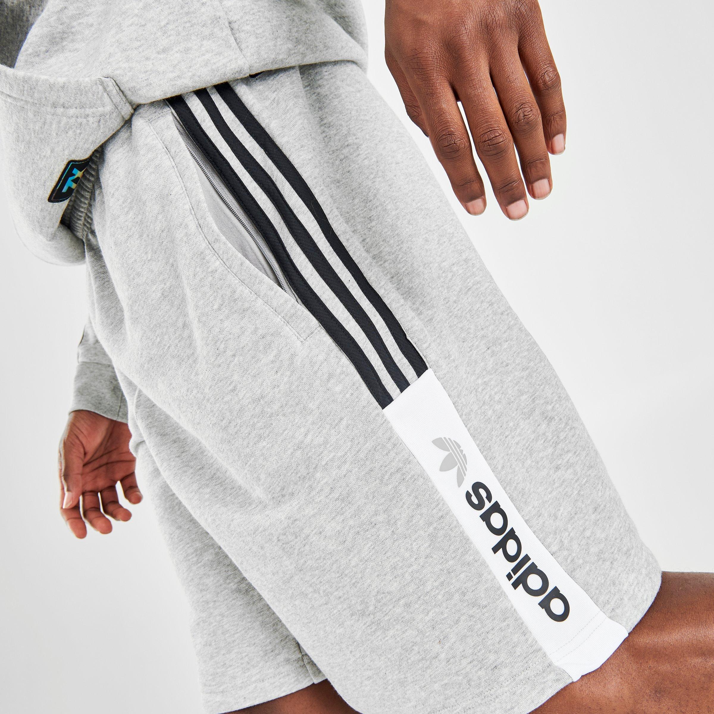 adidas sweatpants shorts