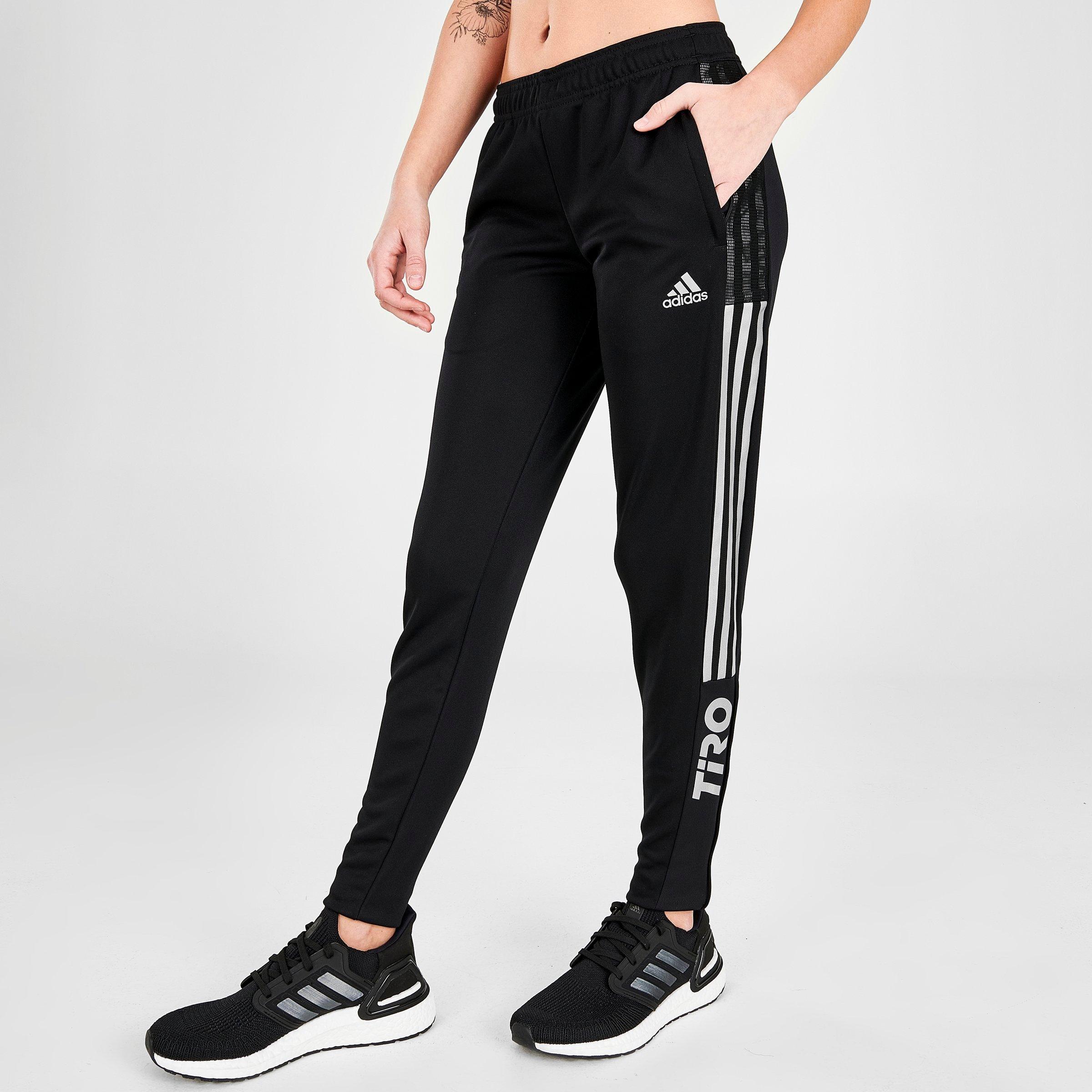 three quarter track pants womens