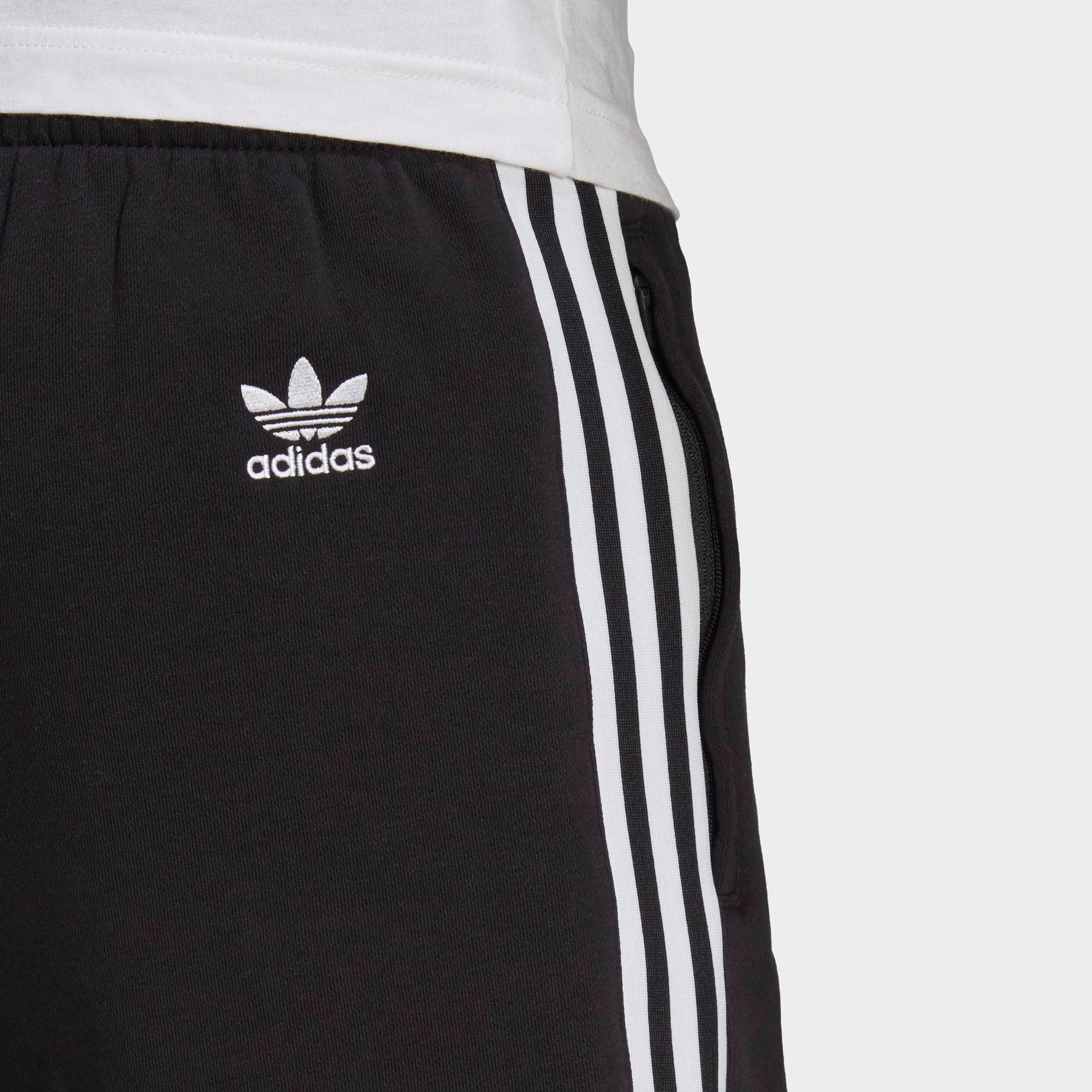 adidas 3 stripe sweat shorts