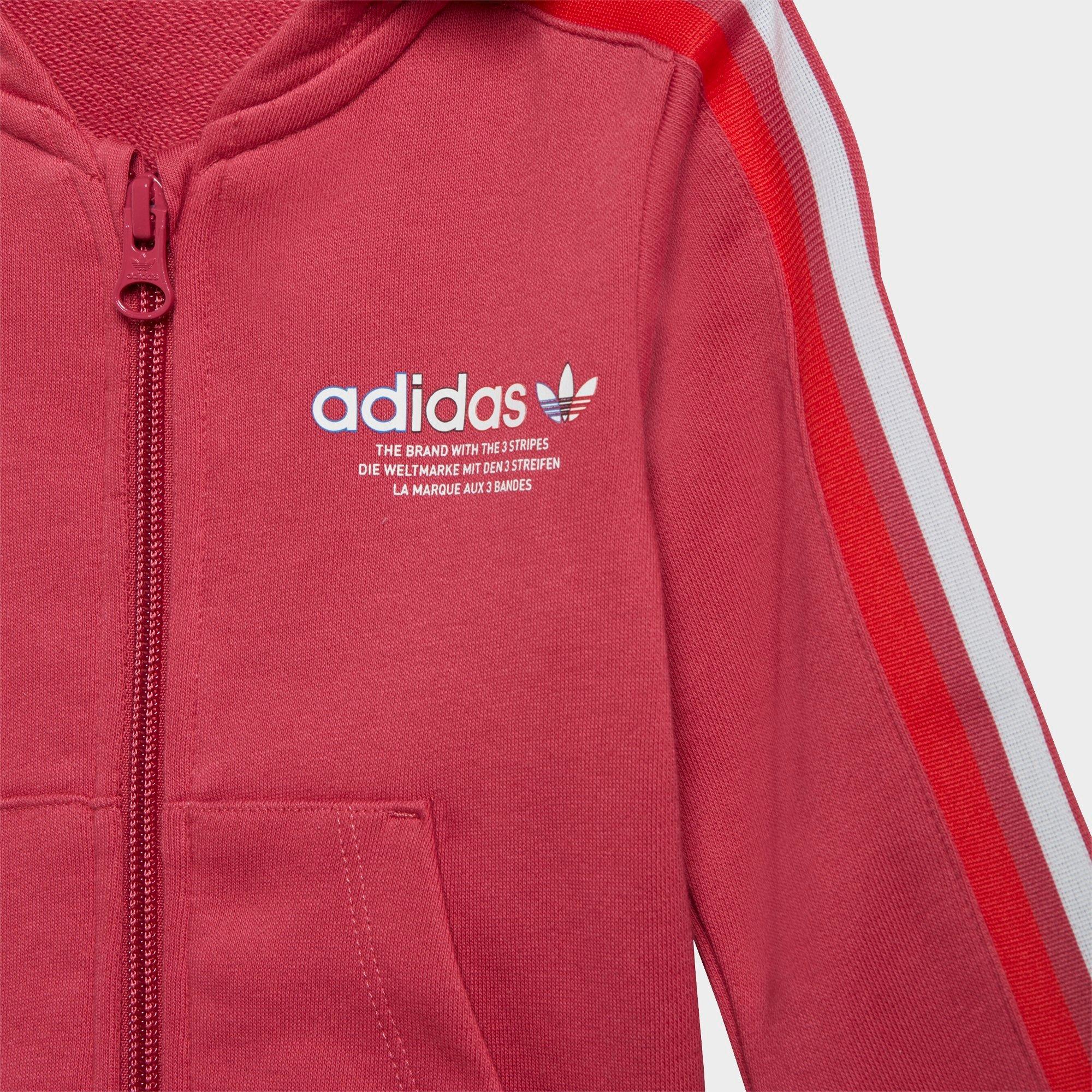 girls adidas zip hoodie