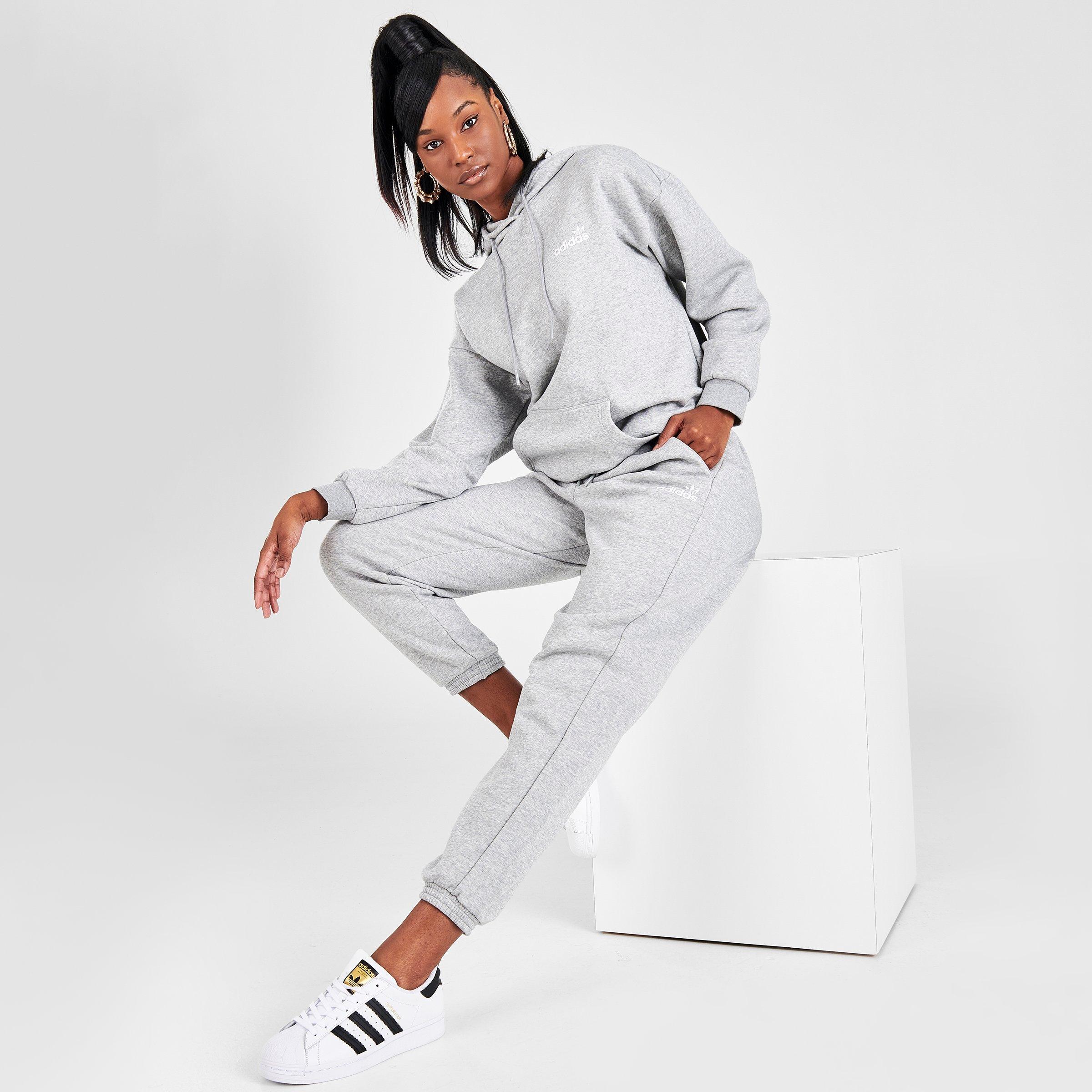 grey sweatpants womens adidas