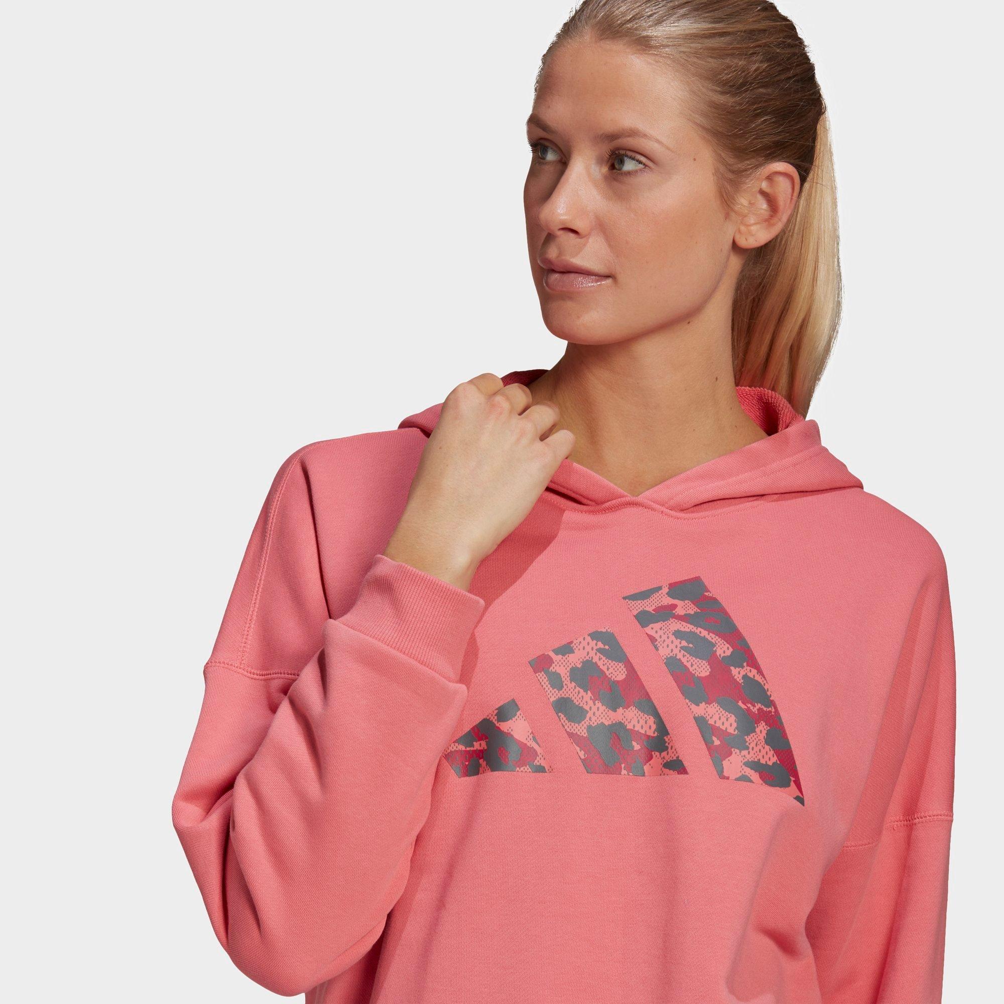 adidas hoodie leopard print
