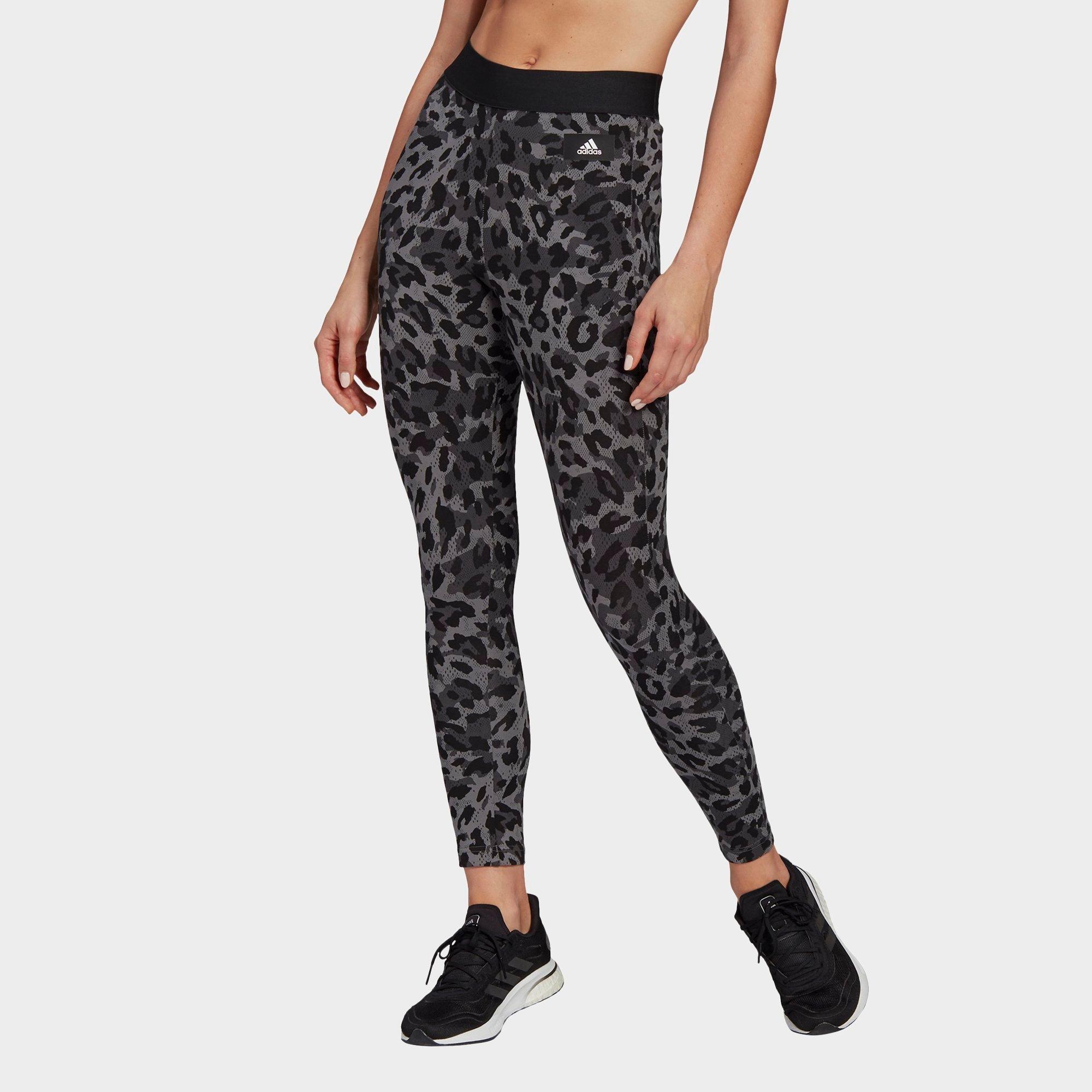 leopard adidas leggings