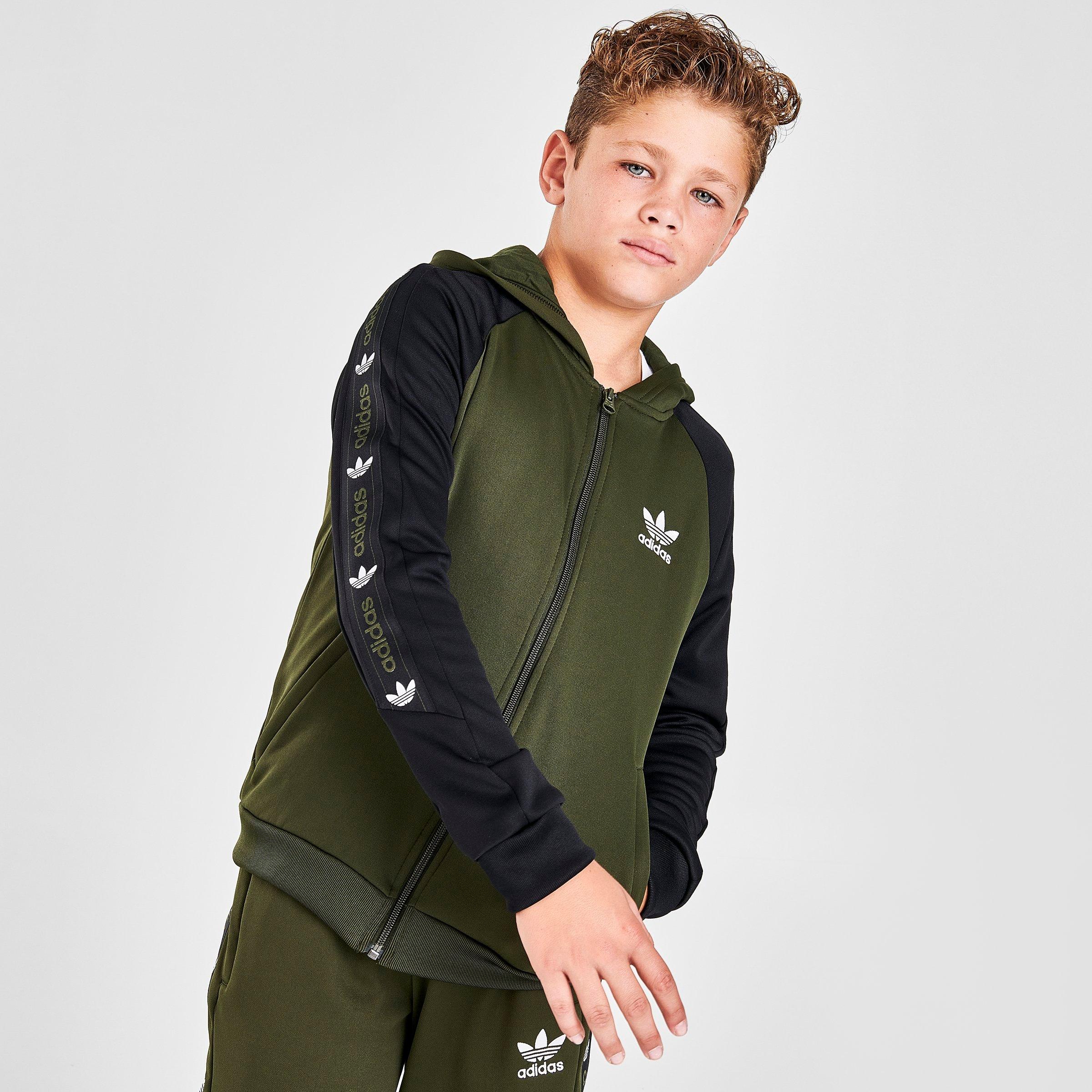 boys adidas zip hoodie