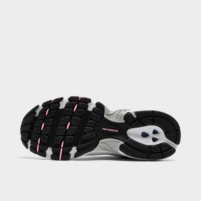 Bottom view of Girls' Big Kids' New Balance 530 Casual Shoes in White/Pink Sugar Click to zoom
