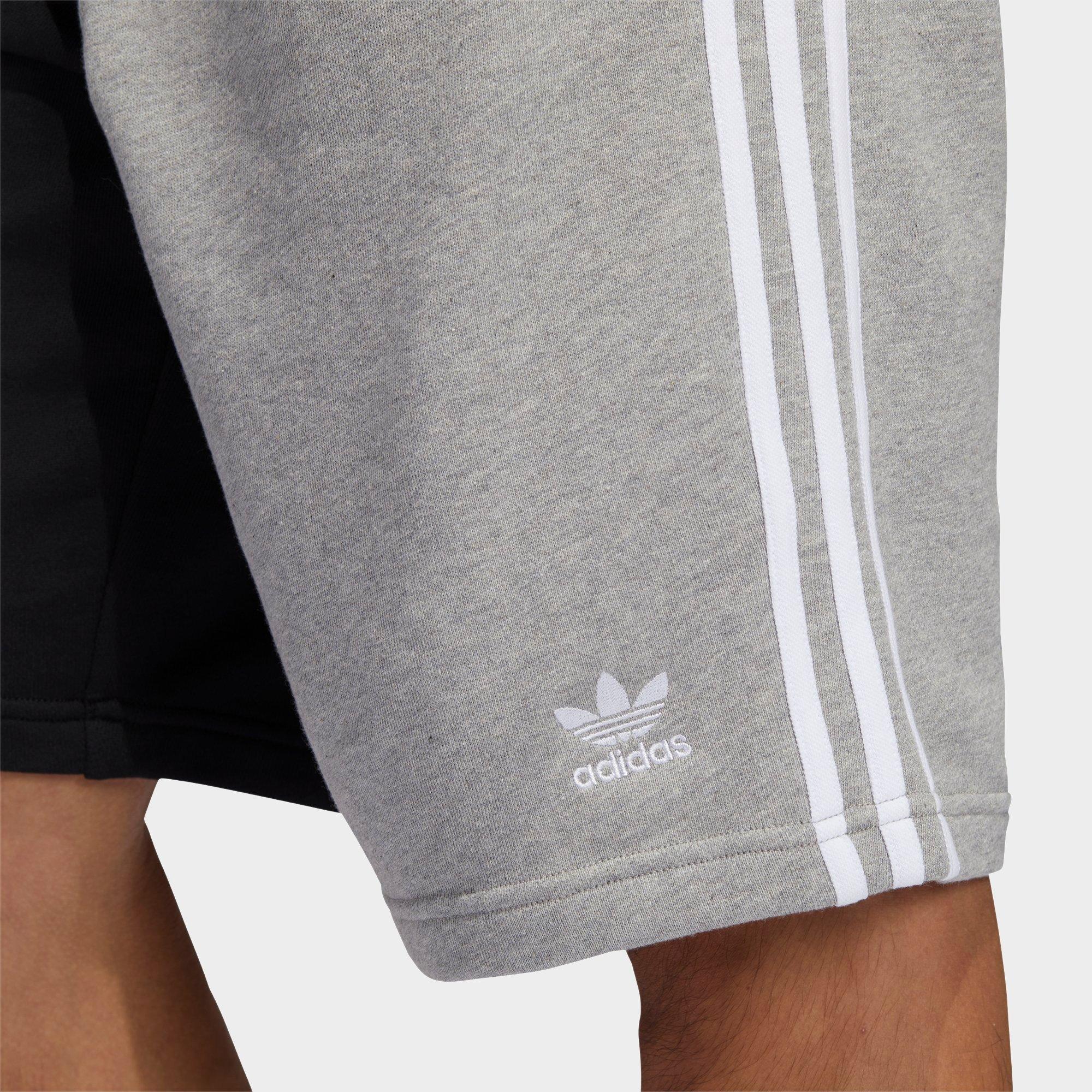 adidas 3 stripe sweat shorts