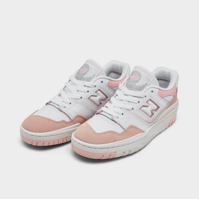 New Balance Kids Pink White 550 Sneakers