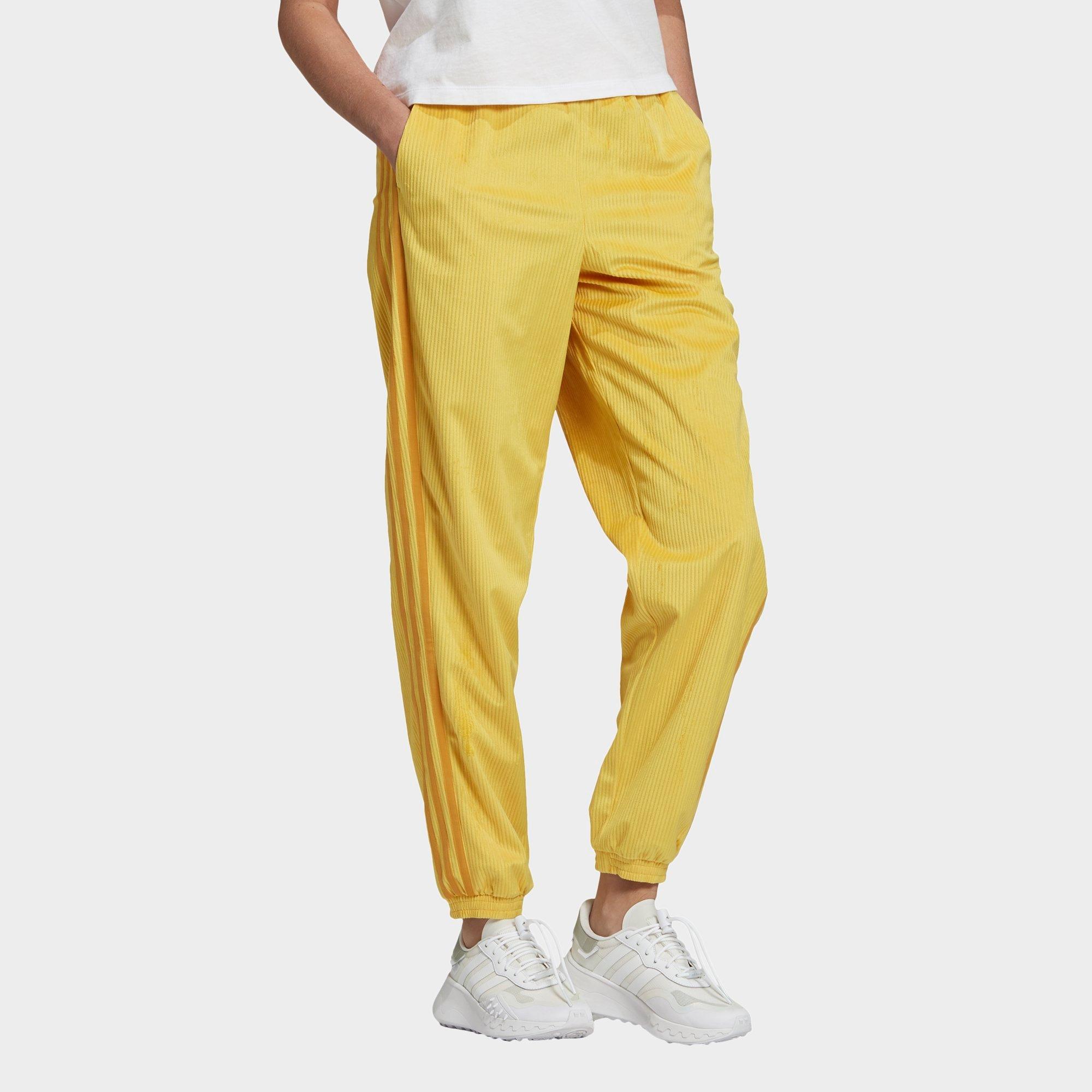 womens yellow corduroy trousers