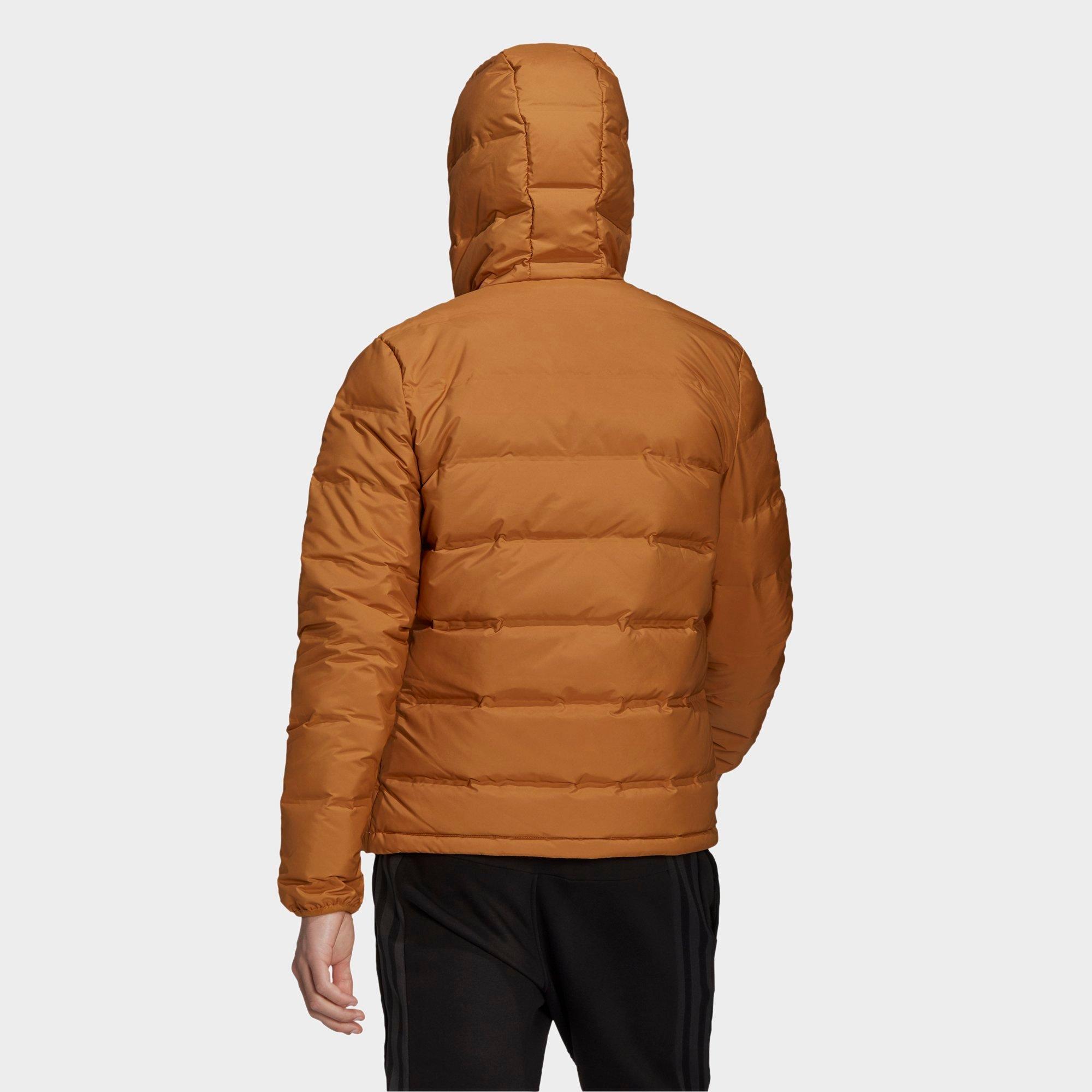 adidas helionic hooded down jacket men's