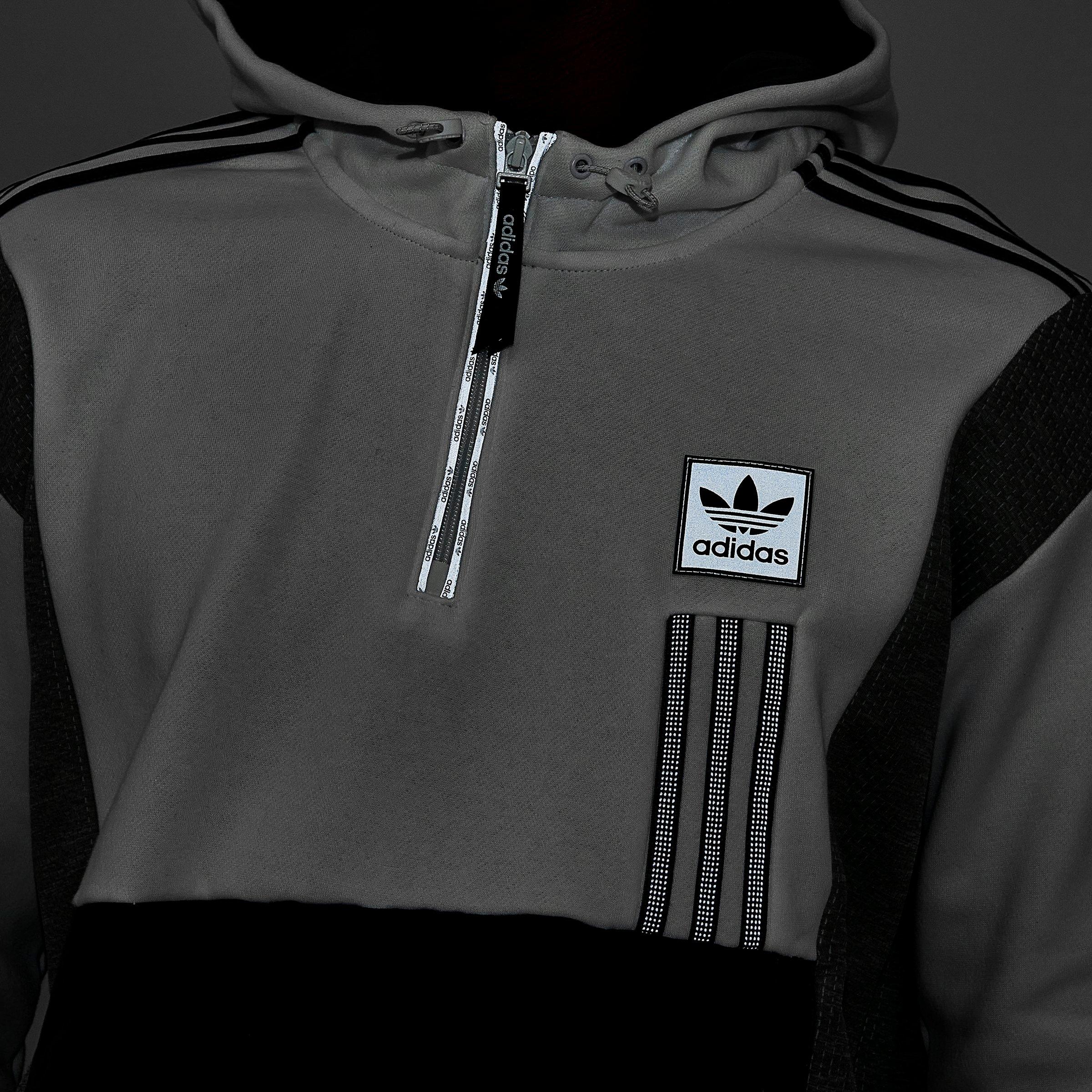 adidas half zip hoodie