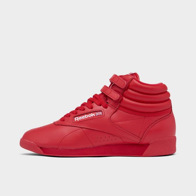 Red reebok deals freestyle hi