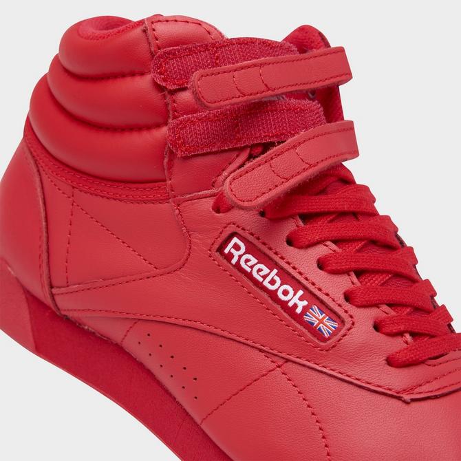 Reebok freestyle hot sale red