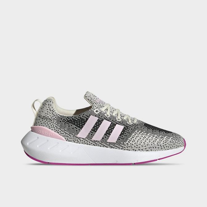 Adidas swift run outlet grey/pink women's shoe