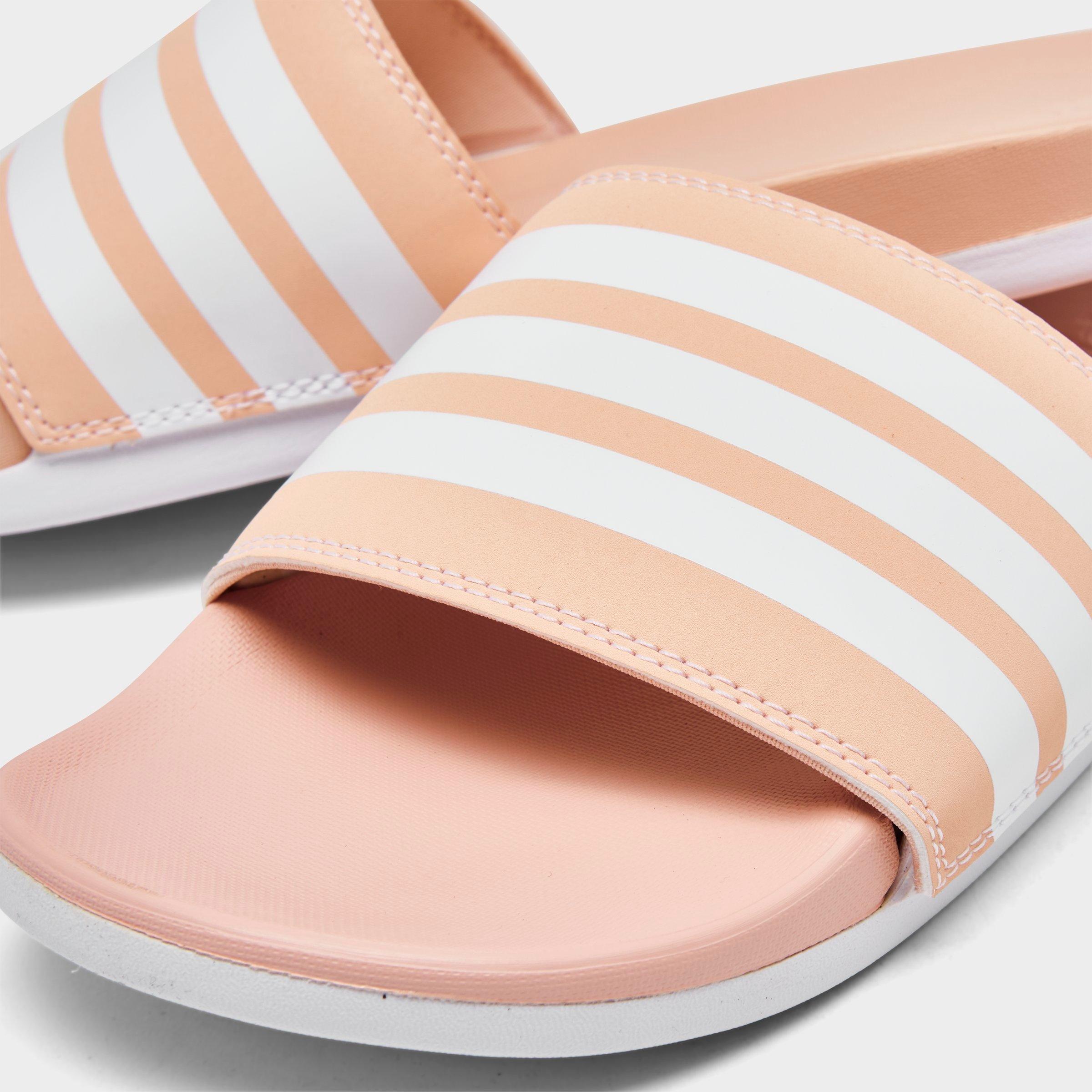 adidas peach sandals