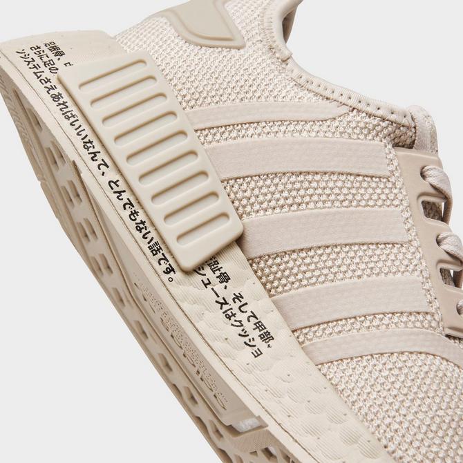 Women's adidas nmd r1 shop casual shoes white/ecru tint/metallic