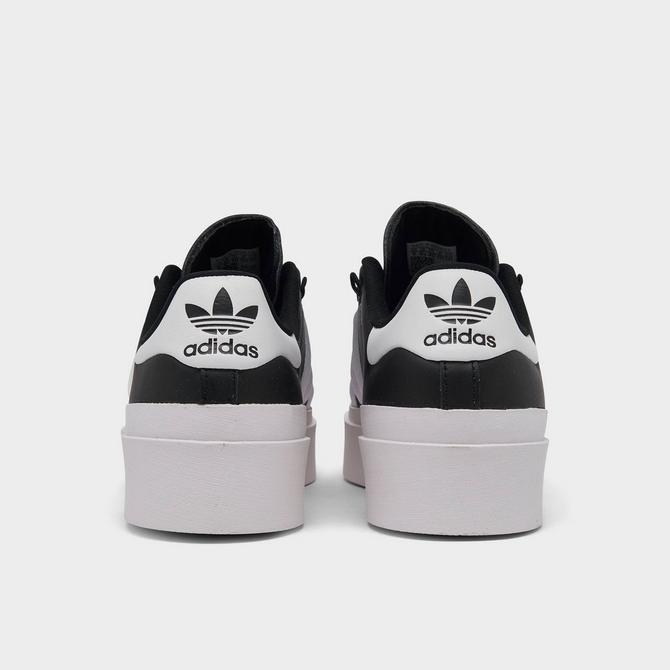 adidas Superstar Bonega platform sneakers in black and white