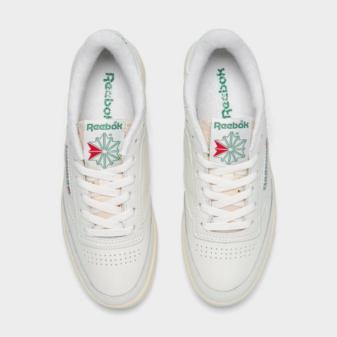 Reebok Women's Club C 85 in White/Glen Green