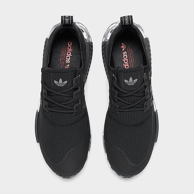 Back view of Men's adidas Originals NMD R1 TR Running Shoes in Core Black Click to zoom