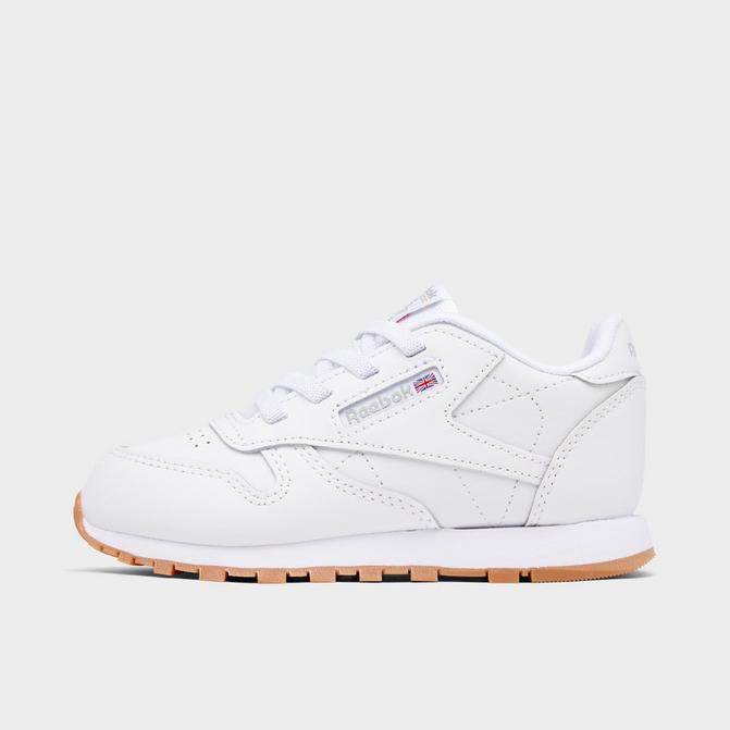 Kids Toddler Reebok Classic Leather Gum Casual Shoes