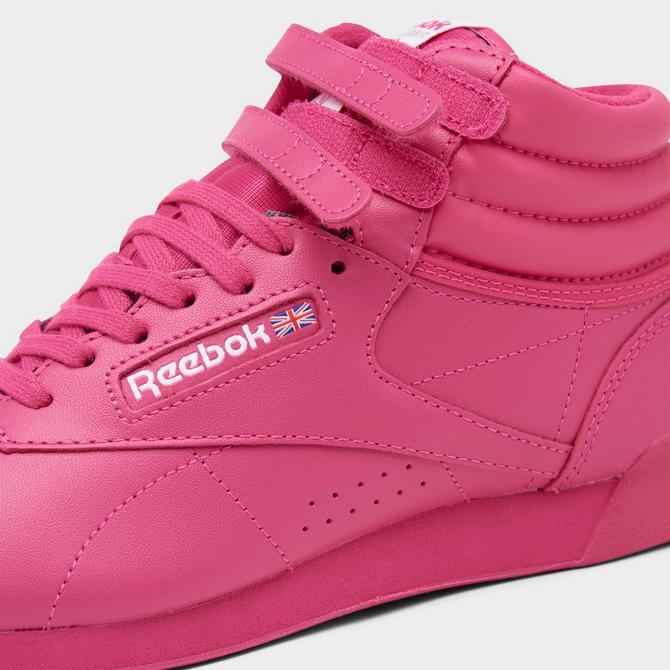 Reebok freestyle hot sale hi pink