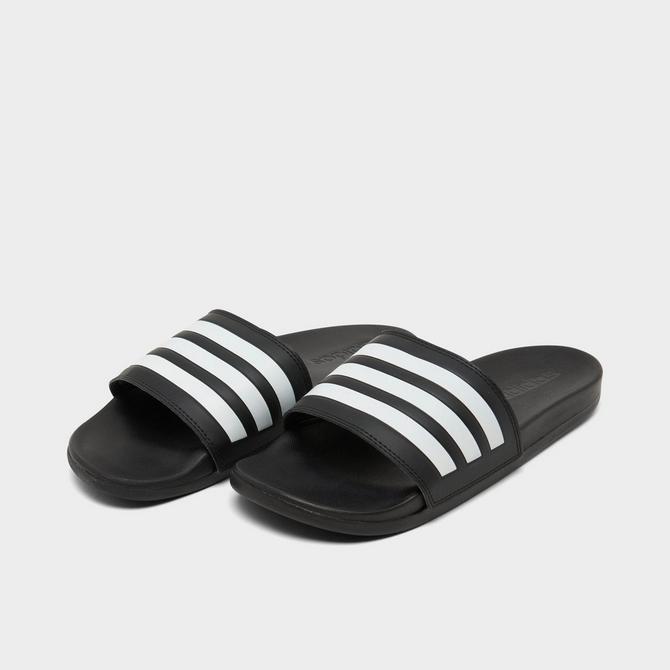 Adilette cloudfoam women's slide sandals outlet black