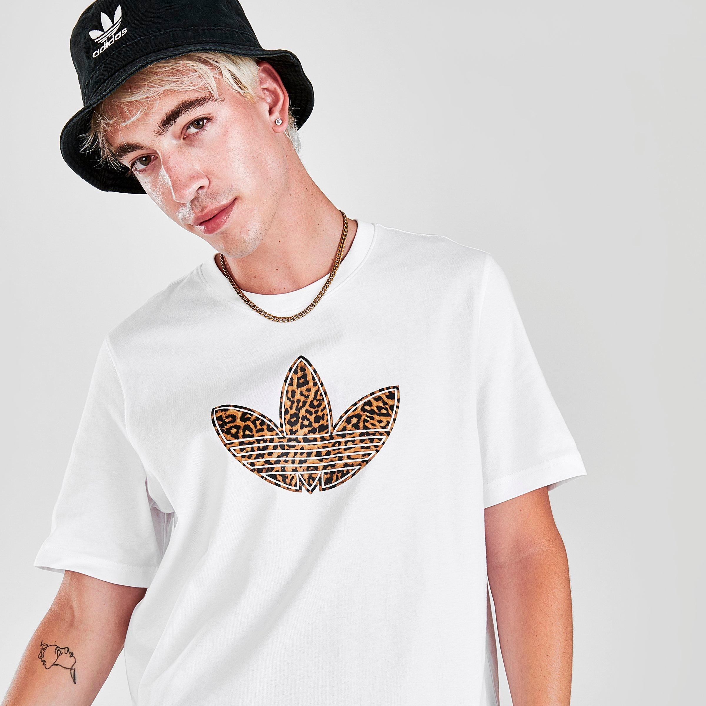 Men's adidas SPRT Trefoil Animal Print T-Shirt|