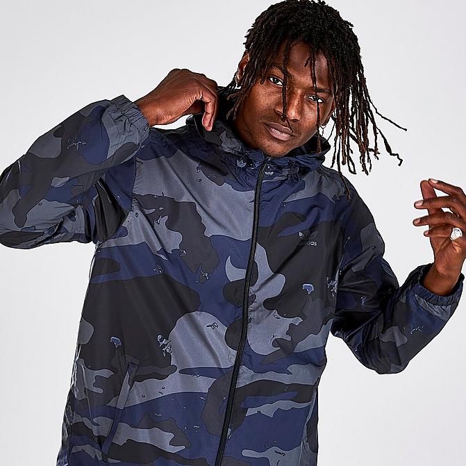 Men's adidas Originals Camo Graphic Windbreaker رانش لايت Men's adidas Originals Camo Graphic Windbreaker رانش لايت