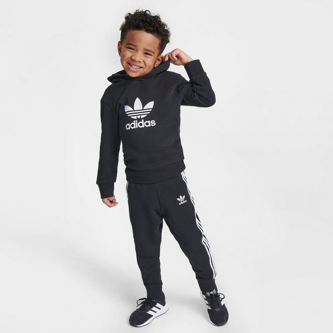 and Kids' Toddler adidas Trefoil Pullover Hoodie and Jogger Pants Set| JD