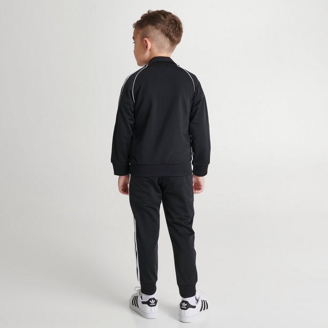 Adidas originals adicolor outlet superstar tracksuit in black