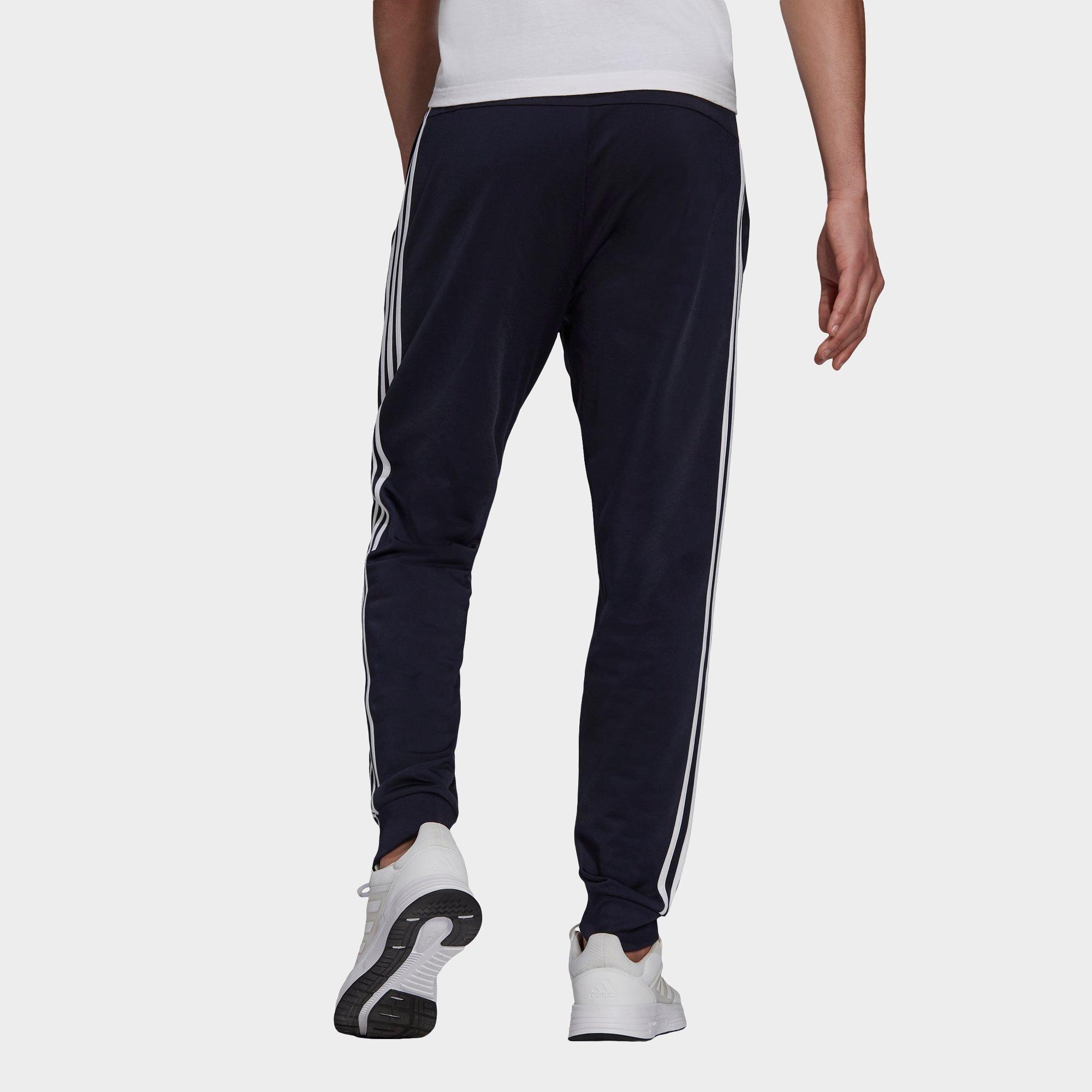 adidas 3 stripe essential three quarter pants mens