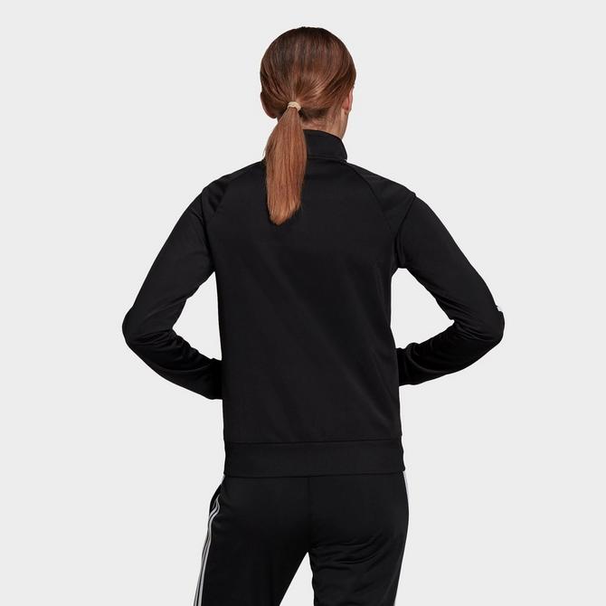 Adidas essentials tricot discount track jacket women'