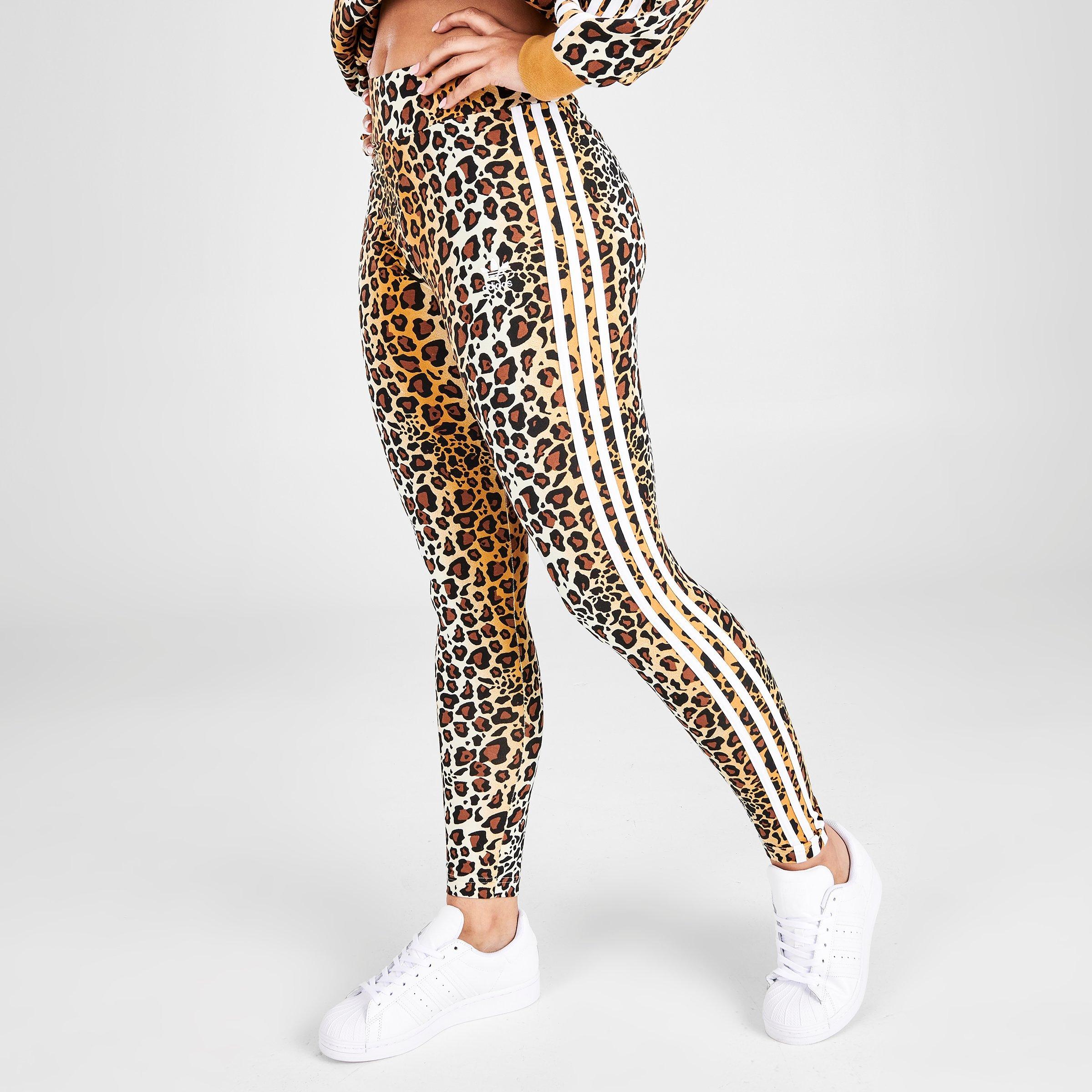 adidas Leopard 3-Stripes Leggings