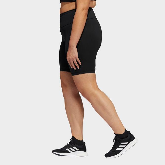 Adidas plus store size biker shorts