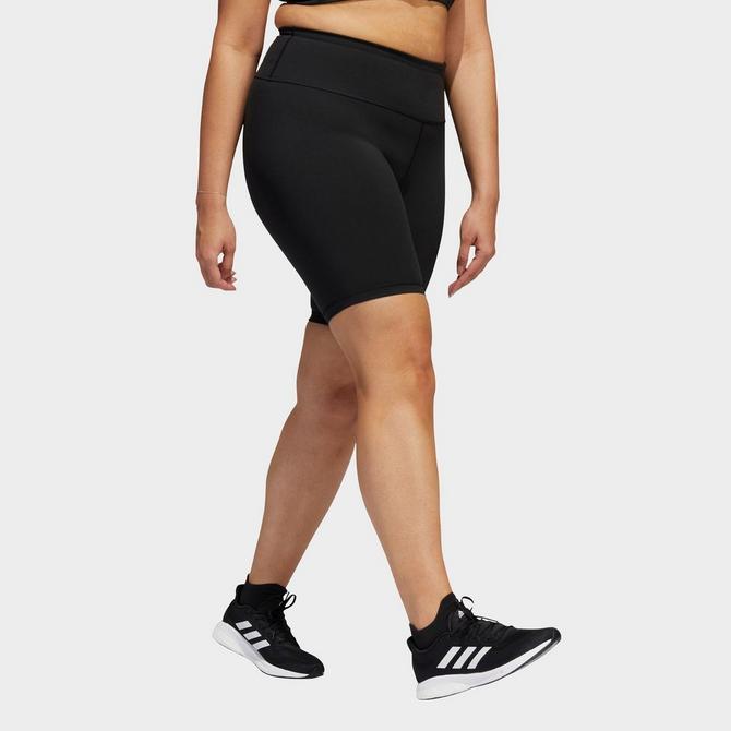 Women s adidas Optime Training Bike Shorts Plus Size JD Sports