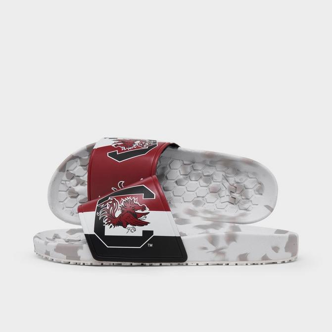 Hype Co. Louisville Cardinals College Slydr Pro Slide Sandals White/Red/Black