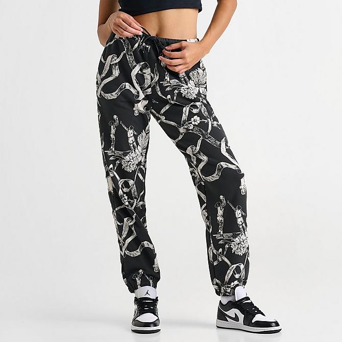 Women's Jordan Brooklyn Fleece All-over Print Jogger Pants Women's Jordan Brooklyn Fleece All-over Print Jogger Pants