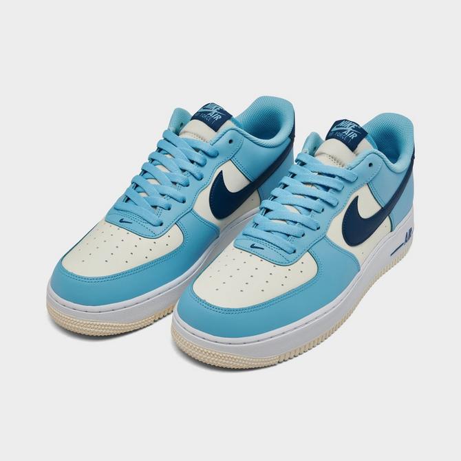 Nike Air Force 1 07 Aquarius Blue Court Blue Coconut Milk 10.5