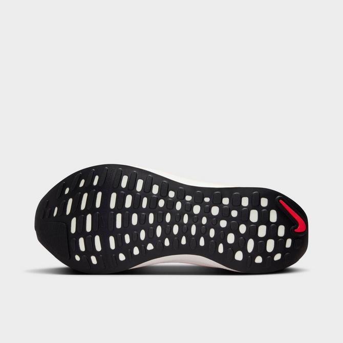 Bottom view of Men's Nike InfinityRN 4 Road Running Shoes in White/Bright Crimson/Total Orange/Black Click to zoom