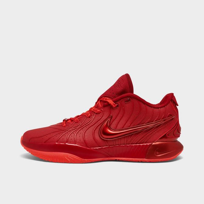 Nike red basketball shoes best sale